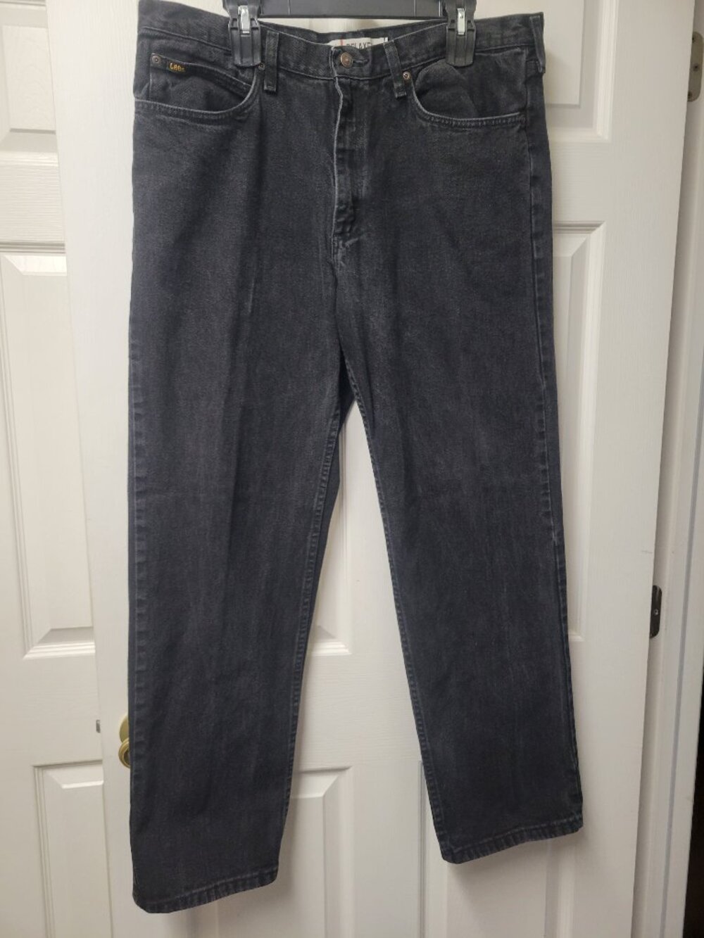 Lee Relaxed Fit Black Denim Jeans